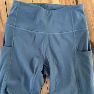 Tunglung leggings w side pockets.